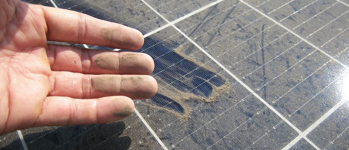 Solar Panel with Soiling